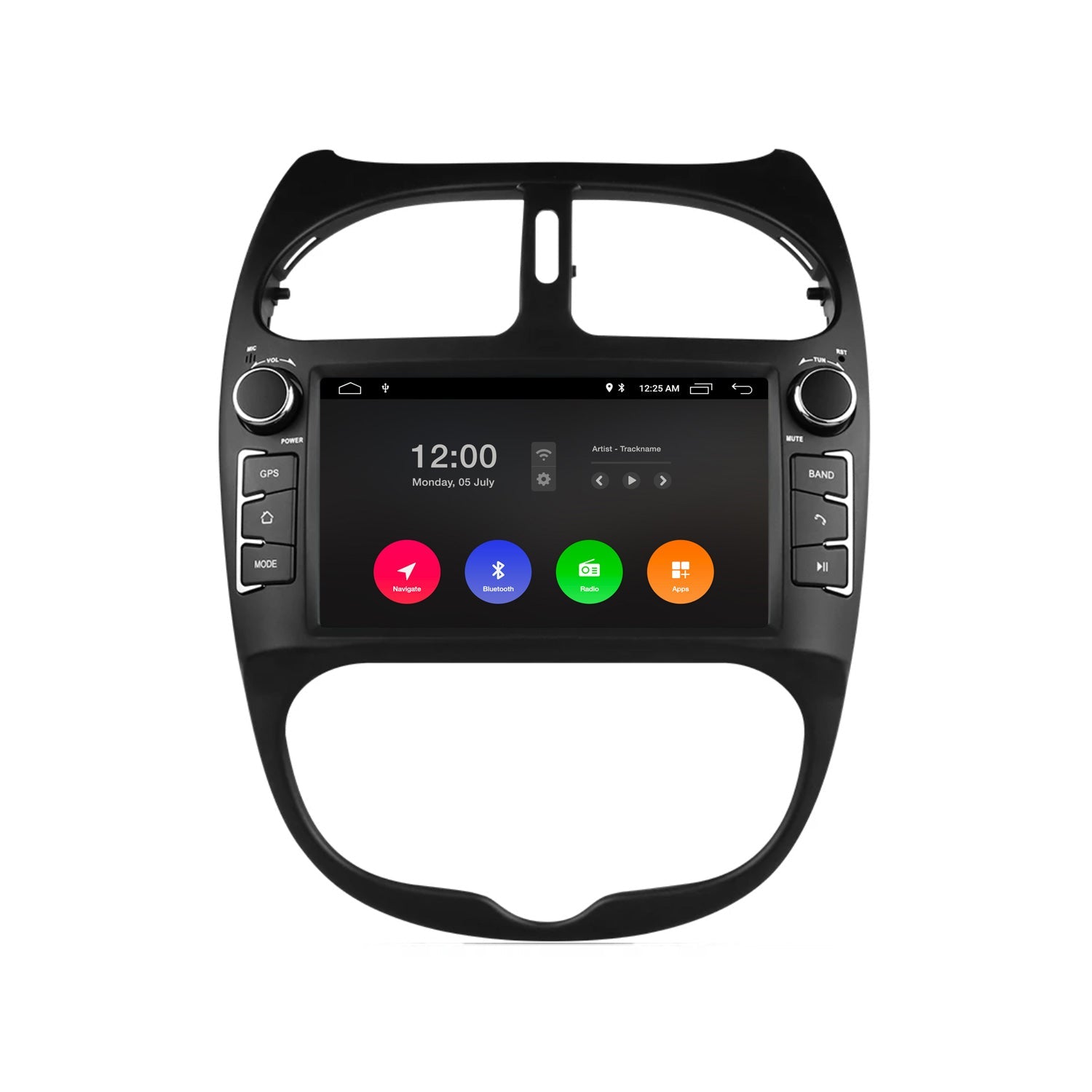 Navigation for Peugeot 206 206CC | Carplay | Android | DAB | Bluetooth