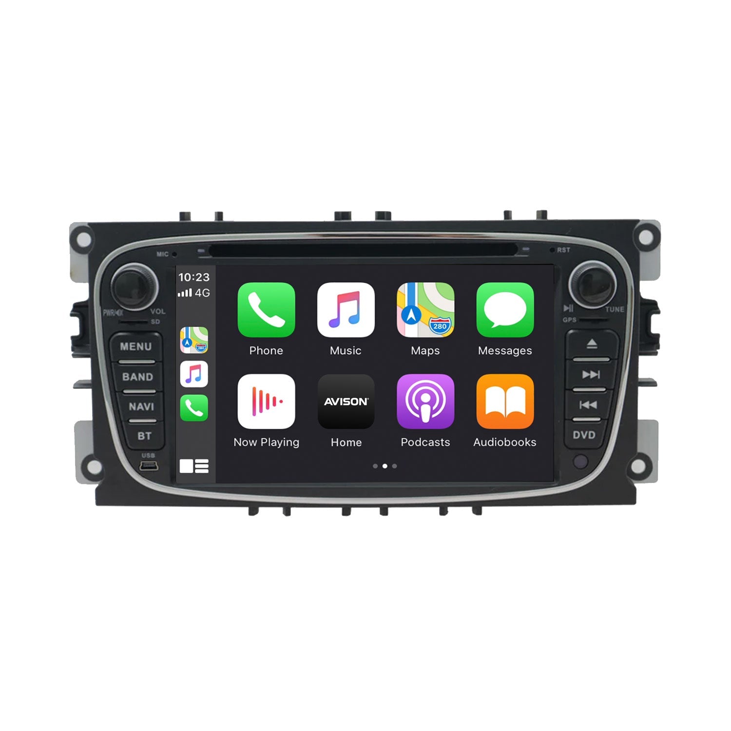 Ford Black Oval 7 Inch Car Stereo and Navigation with Apple CarPlay & Android Auto | Pro