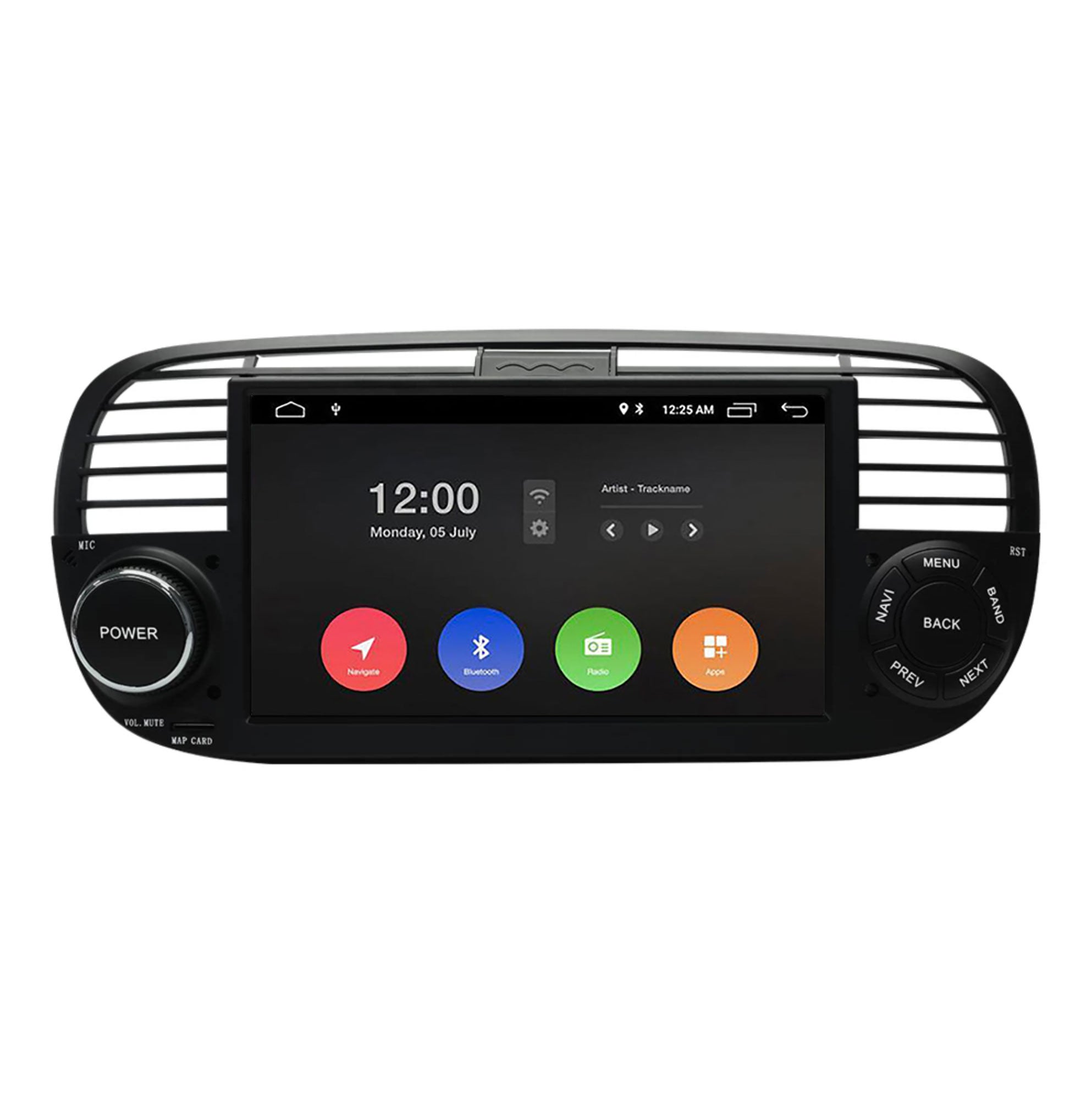 Fiat 500 Car Stereo and Navigation with Apple CarPlay & Android Auto | Core