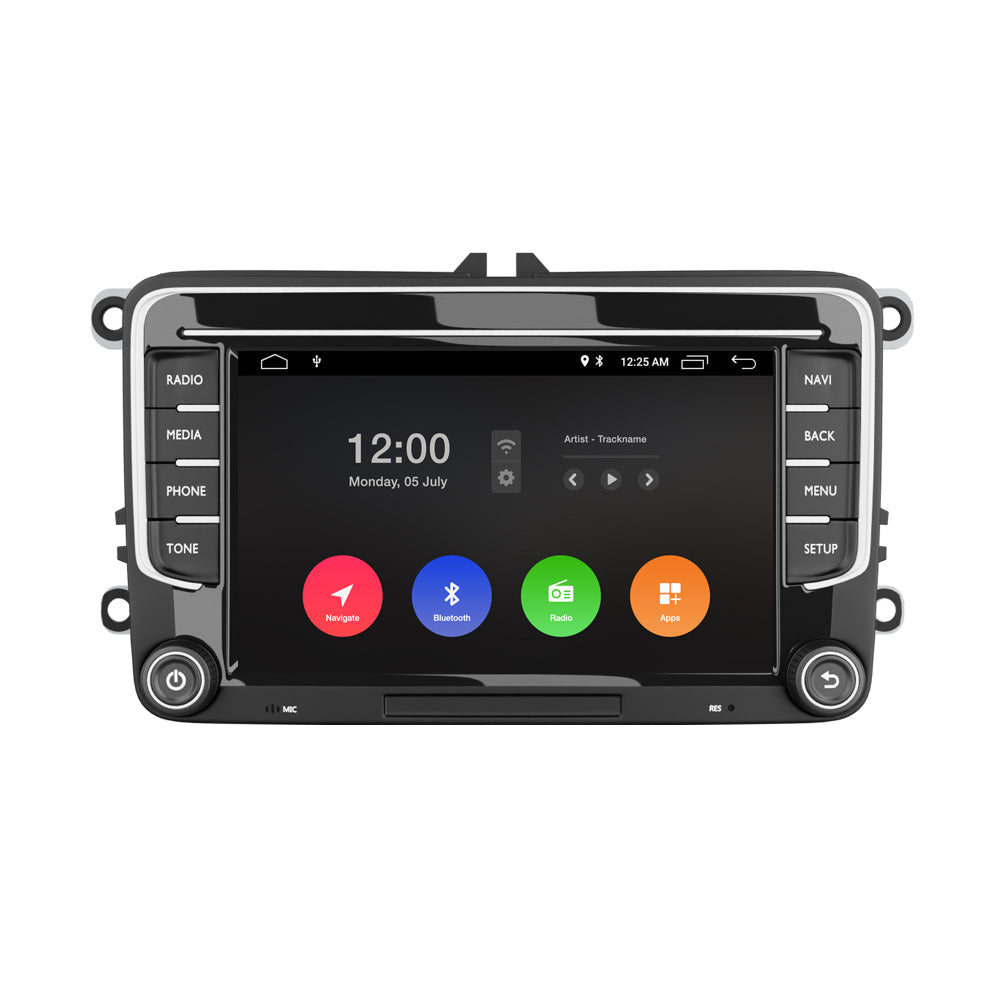VW Seat & Skoda 7 Inch 8-Core Car Stereo and Navigation with Apple CarPlay & Android Auto | Pro
