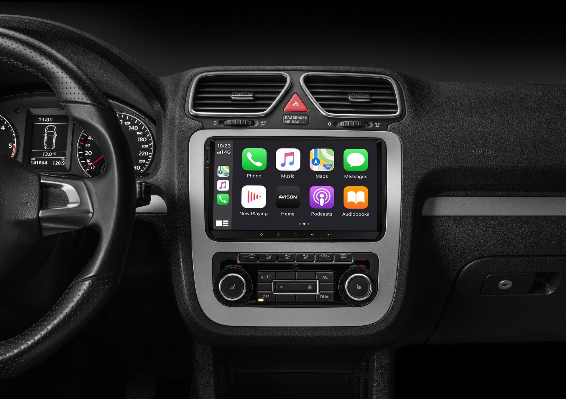 Navigation for VW Seat & Skoda | Carplay Wireless | Android Auto | DAB+ | Android | 64 GB