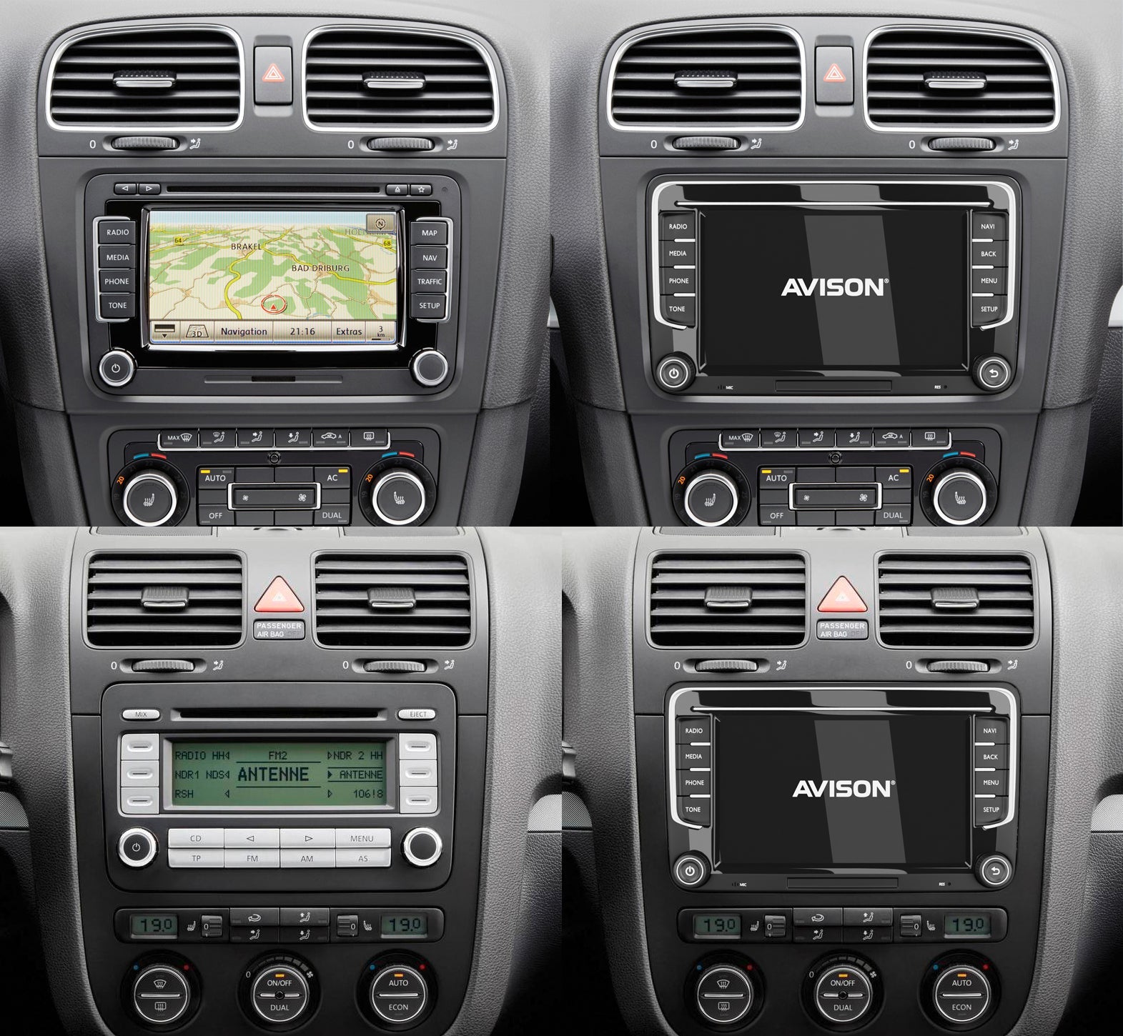 VW Seat & Skoda 7 Inch Car Stereo and Navigation with Apple CarPlay & Android Auto | Core
