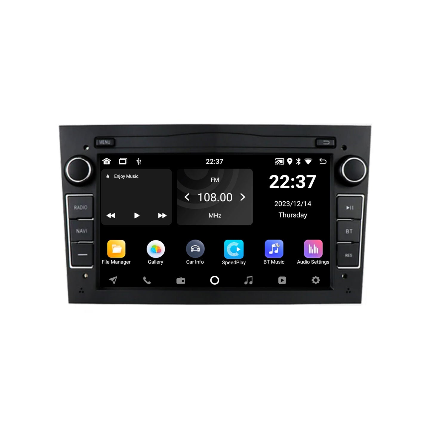 Opel Black 7 Inch Car Stereo and Navigation with Apple CarPlay & Android Auto | Core