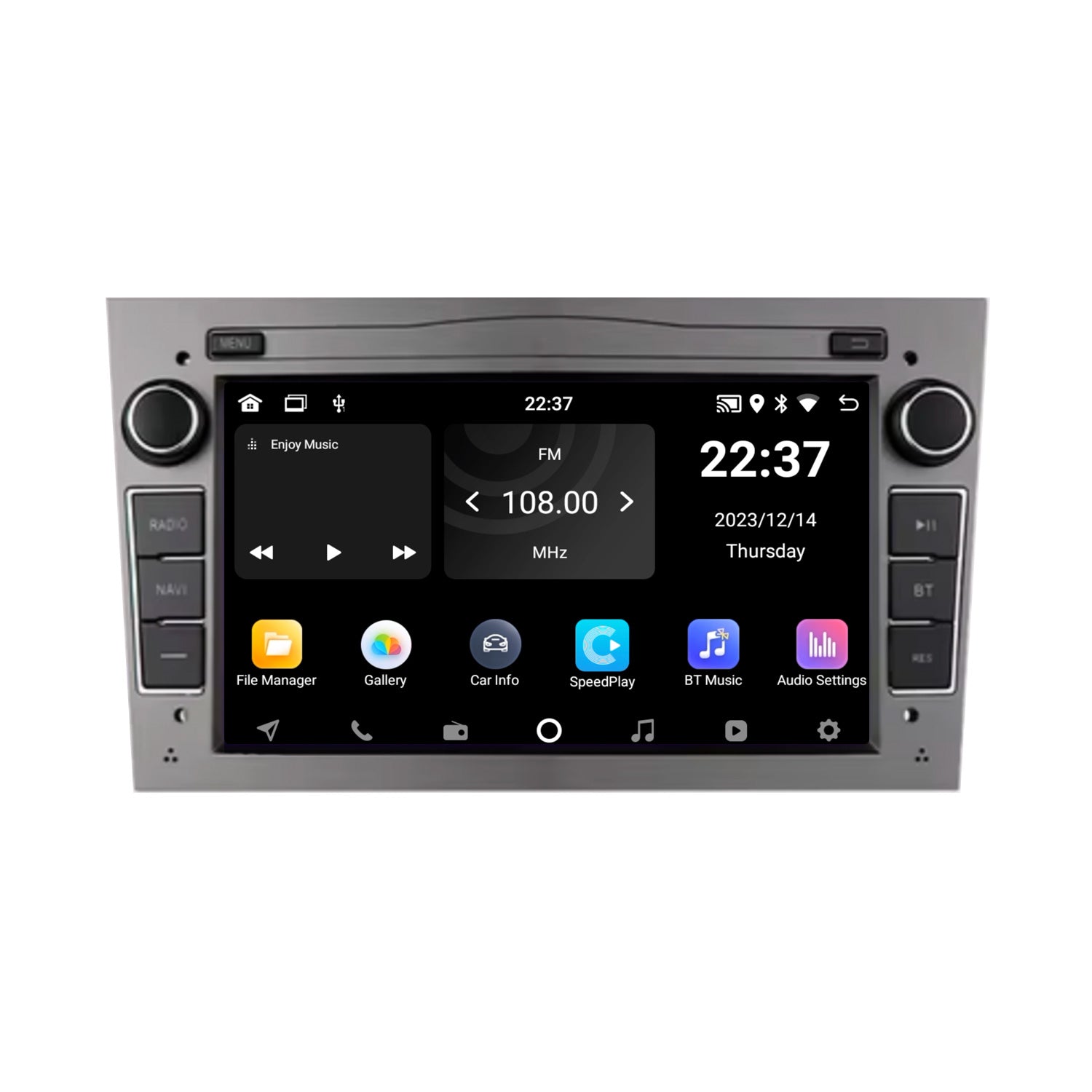Opel Grey 7 Inch Car Stereo and Navigation with Apple CarPlay & Android Auto | Core