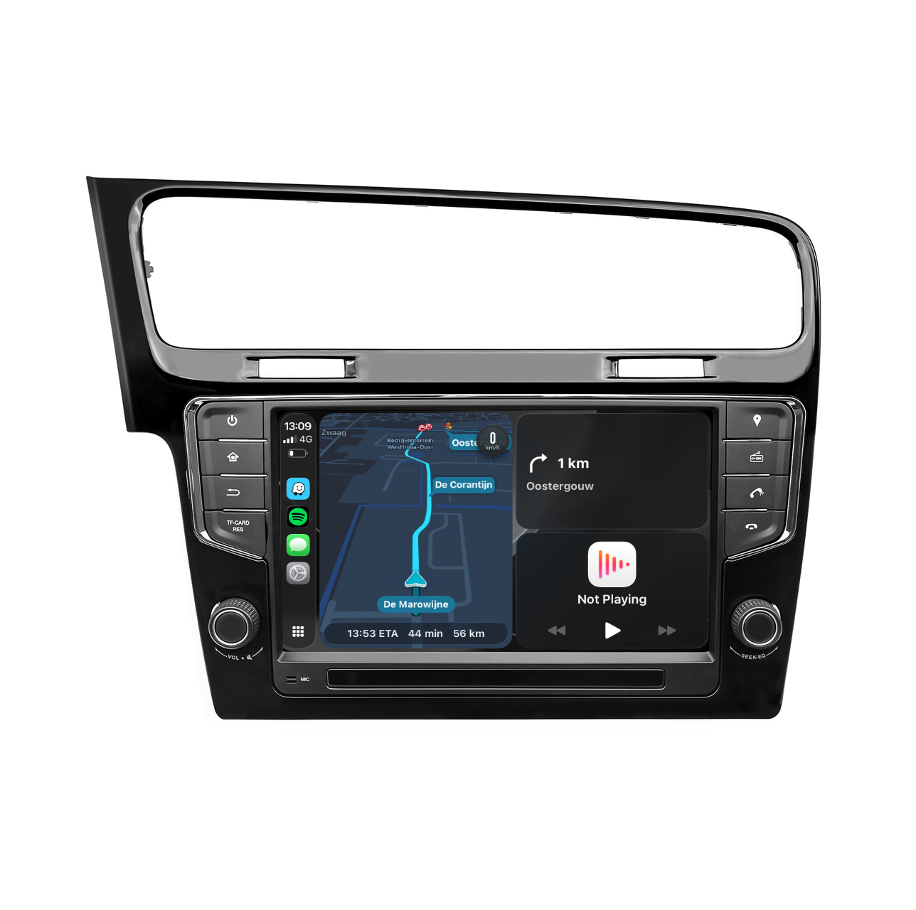 VW Golf 7 Car Stereo and Navigation with Apple CarPlay & Android Auto | Core | Black