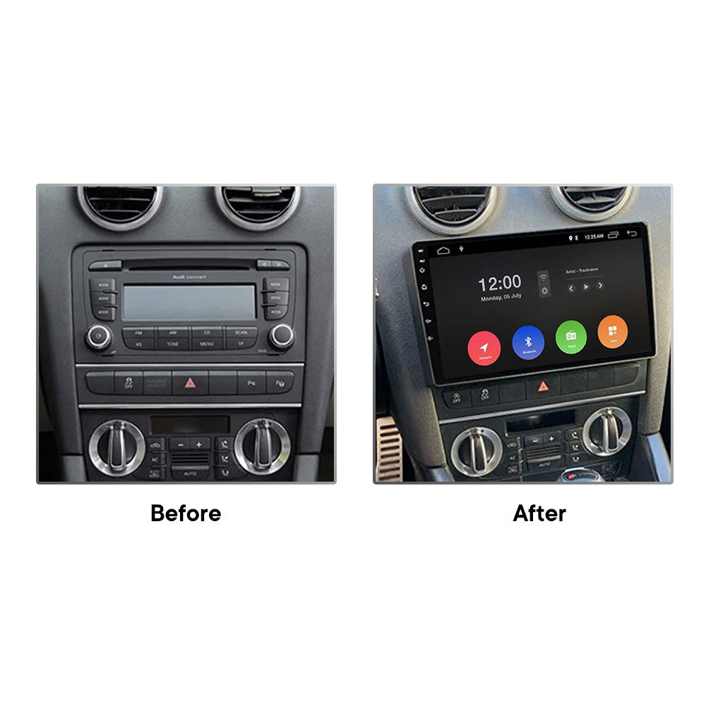 Navigation for Audi A3 with 9 inch screen | Carplay | Android Auto | DAB | Bluetooth | 32 GB