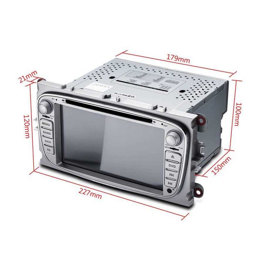 Navigation for Ford Silver Oval 7" | CarPlay | Android | DAB+ | Bluetooth | 64 GB