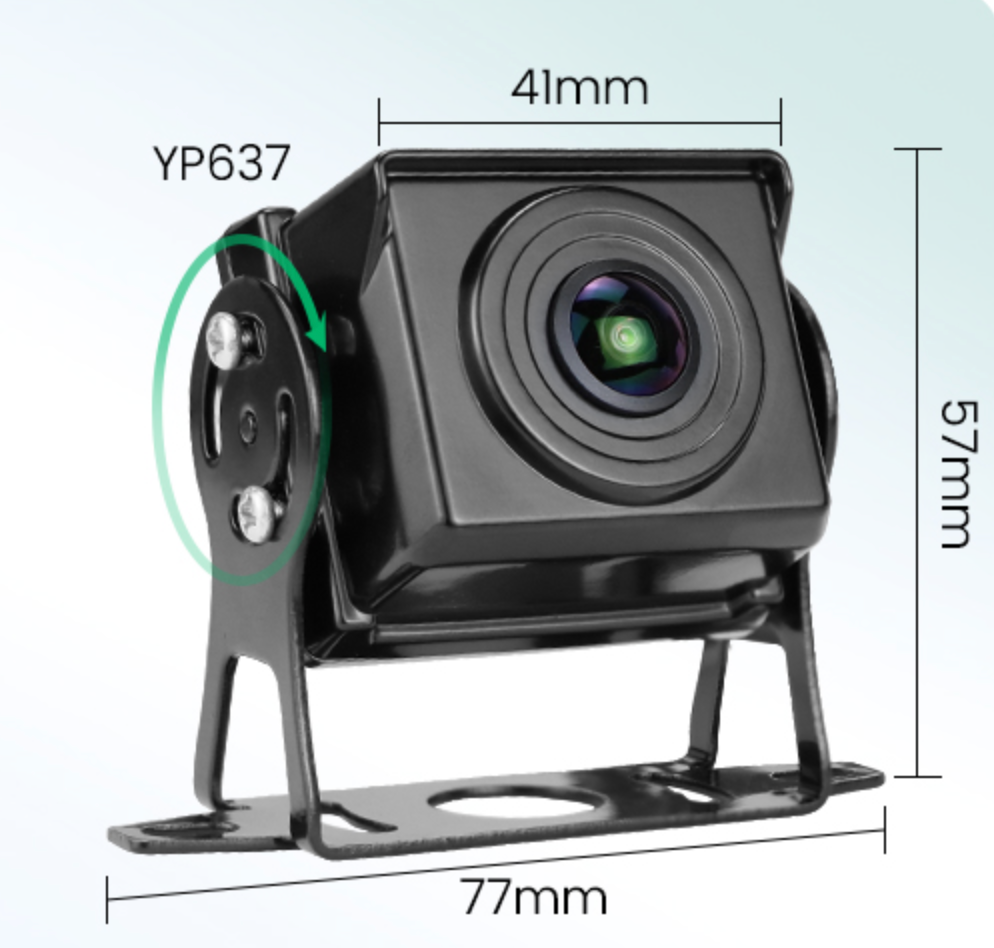 Rear view camera 1080P AHD for large vehicles | Robust | 170 wide angle lens | 15M cable