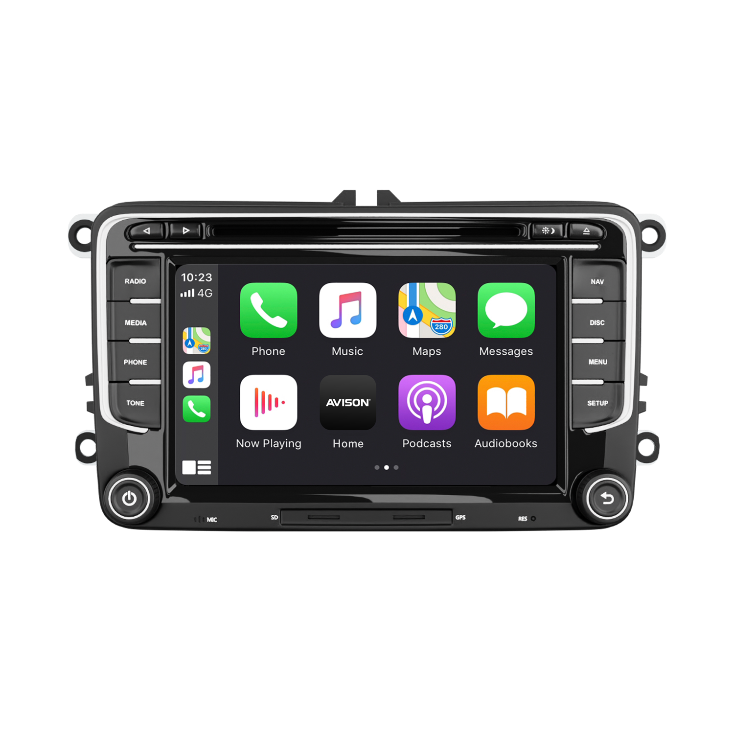 Navigation for VW Seat & Skoda 7" | Carplay Wireless | Android Auto | DAB+ | 32 GB