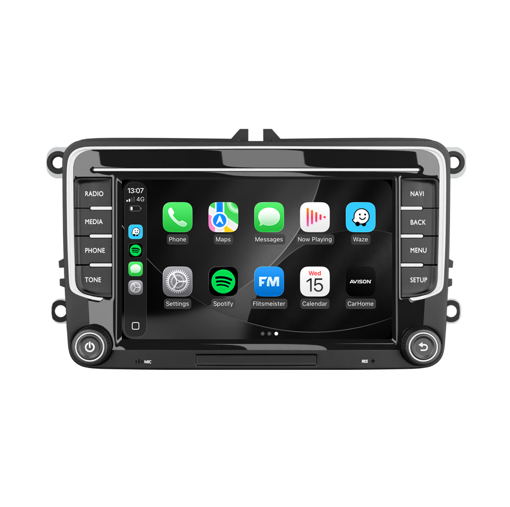 VW Seat & Skoda 7 Inch 8-Core Car Stereo and Navigation with Apple CarPlay & Android Auto | Pro