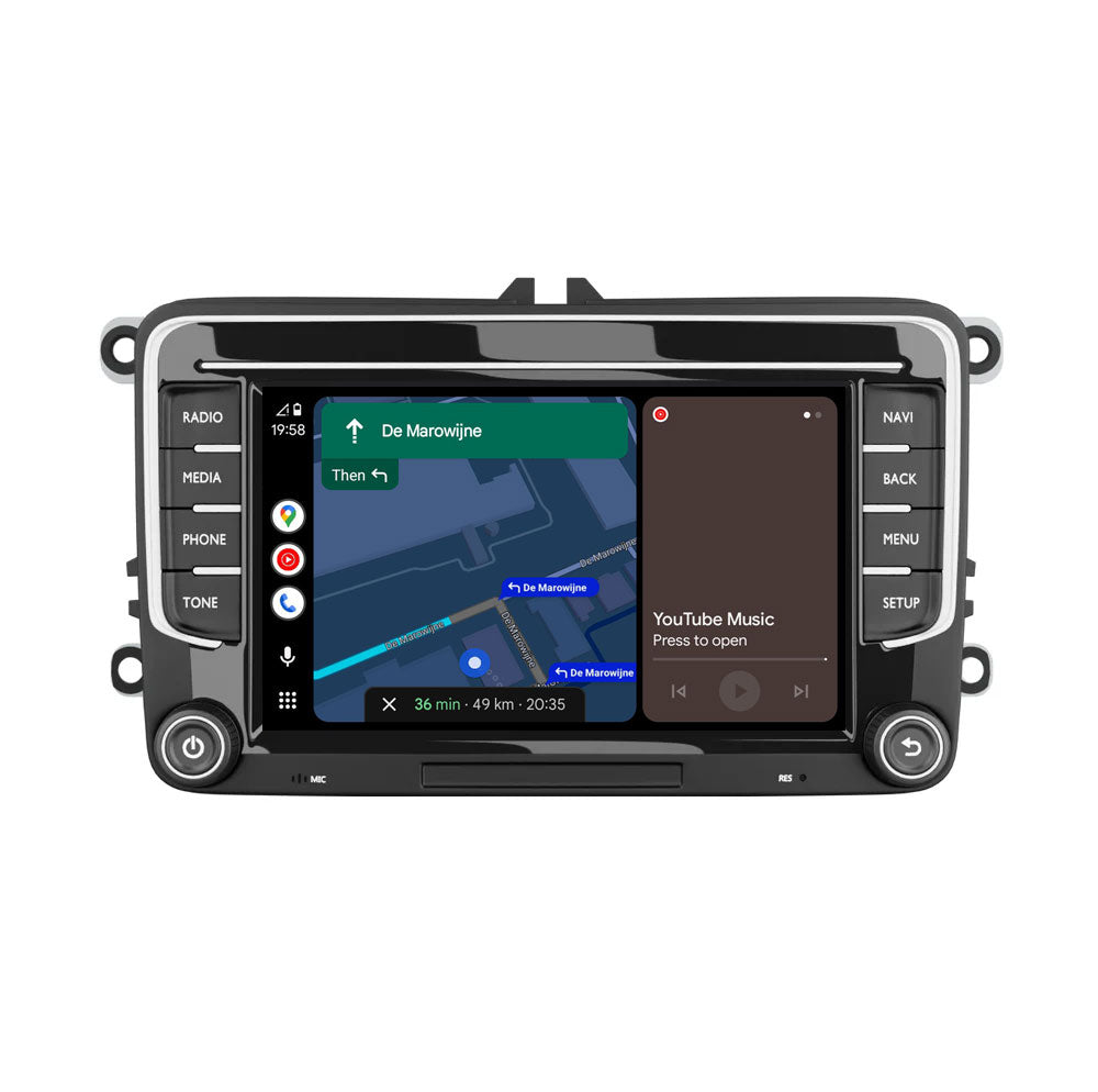 VW Seat & Skoda 7 Inch 8-Core Car Stereo and Navigation with Apple CarPlay & Android Auto | Pro
