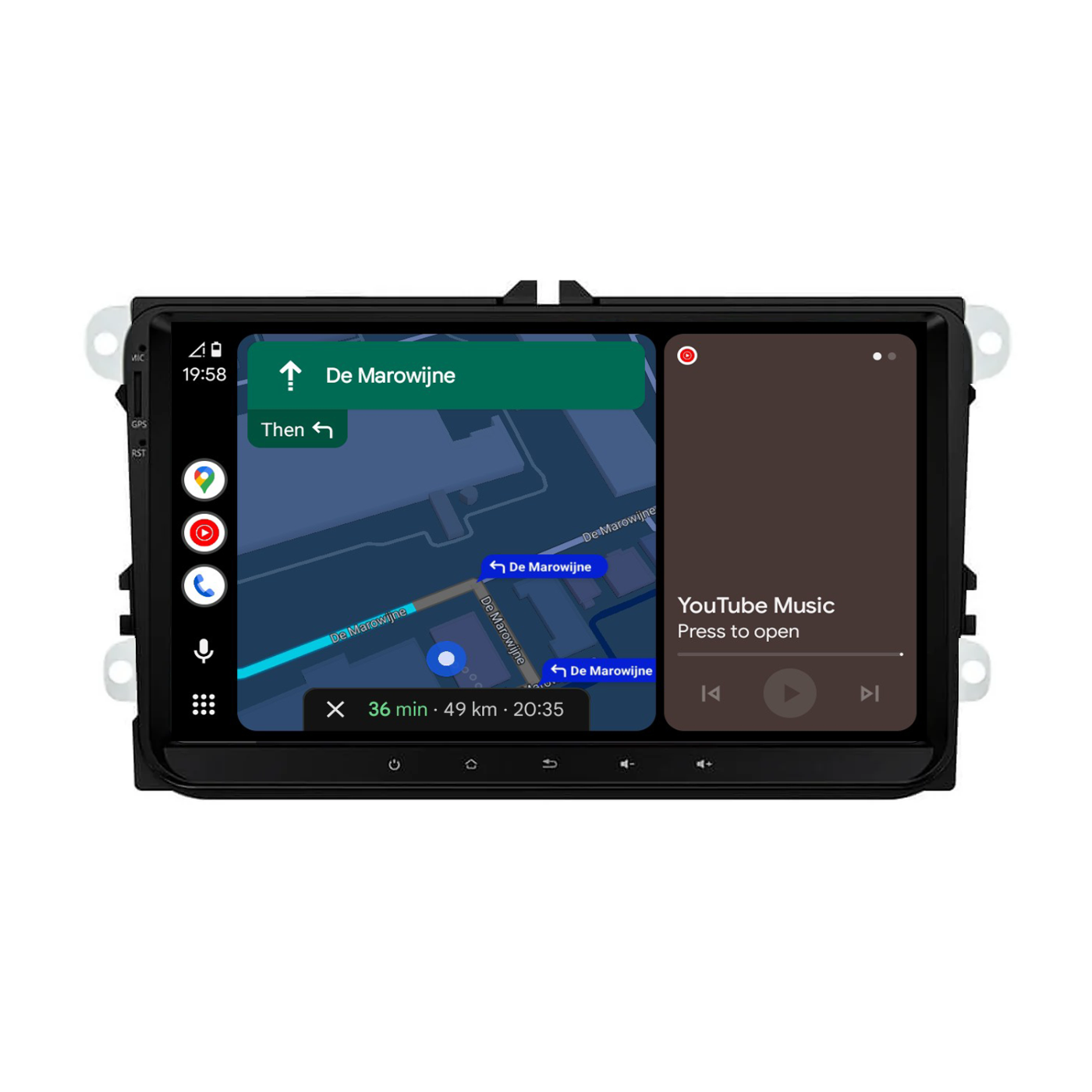 VW Seat & Skoda Car Stereo with Wireless Apple CarPlay & Android Auto | Pro