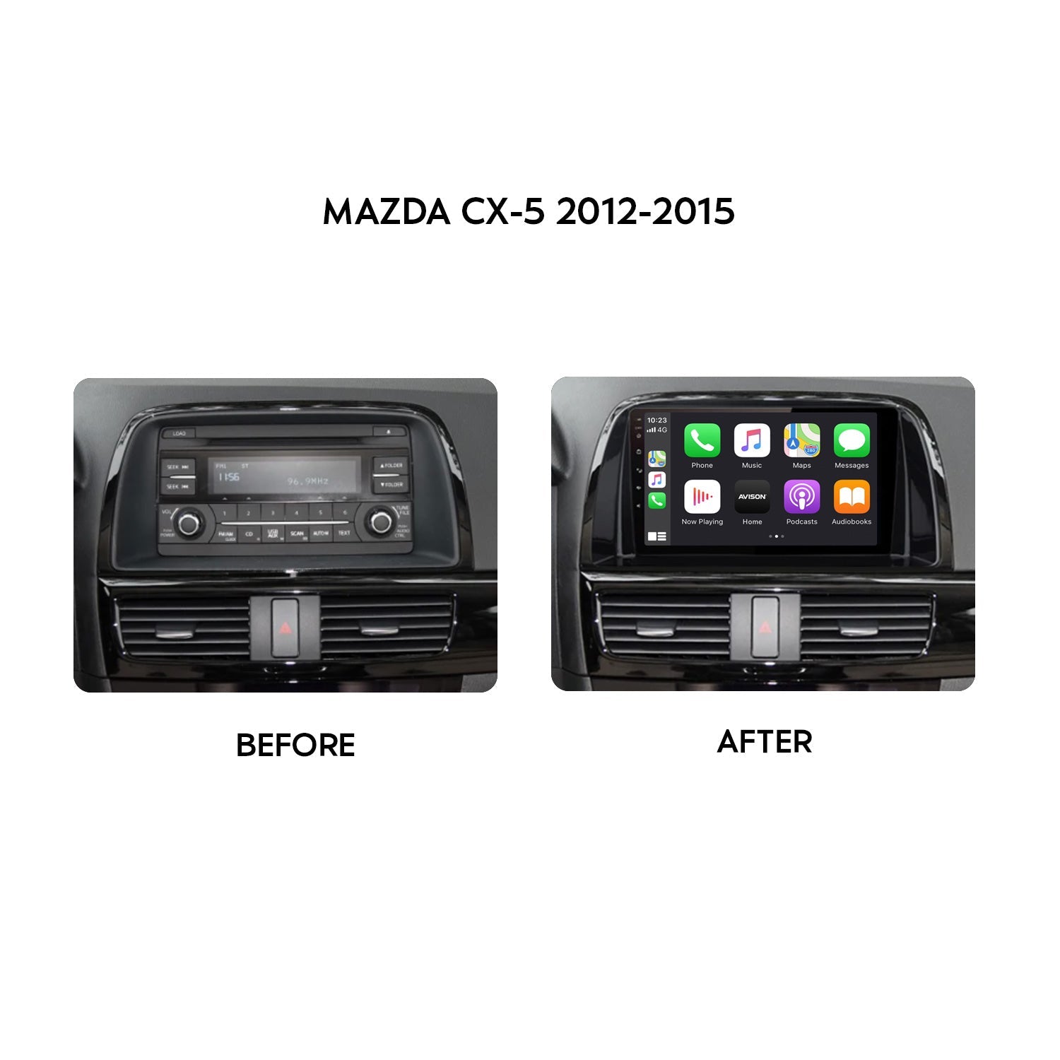 Mazda CX5 2012-2015 Car Stereo and Navigation with Apple CarPlay & Android Auto | Core