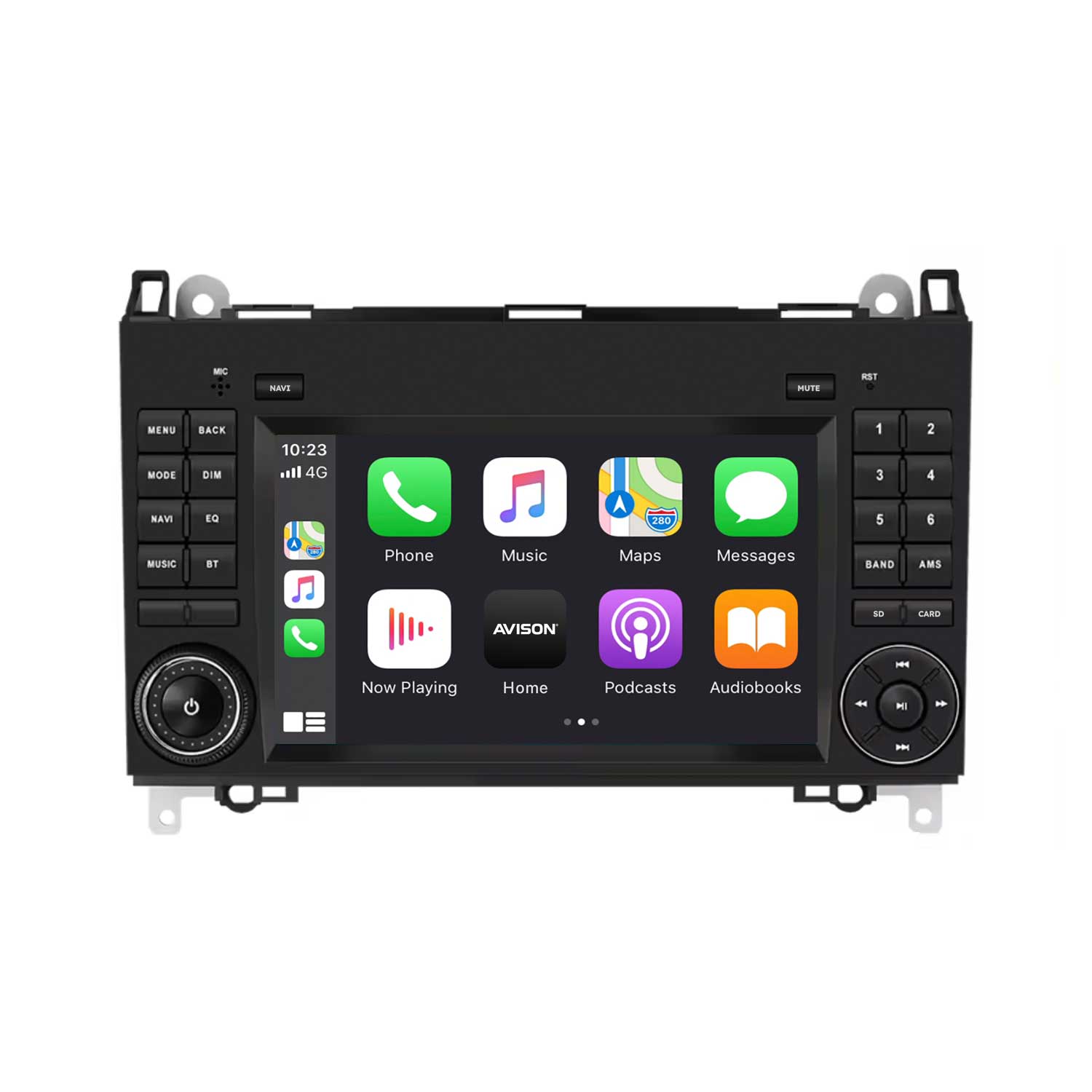 Mercedes 7 Inch Car Stereo and Navigation with Apple CarPlay & Android Auto | Core