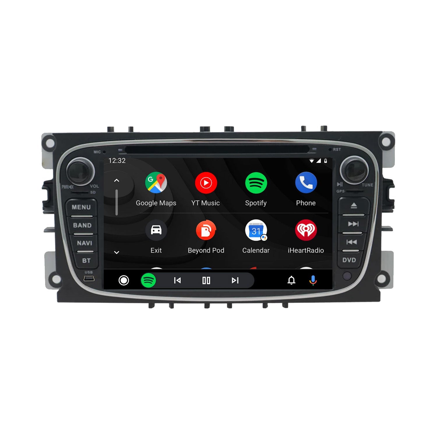 Ford Black Oval 7 Inch Car Stereo and Navigation with Apple CarPlay & Android Auto | Pro