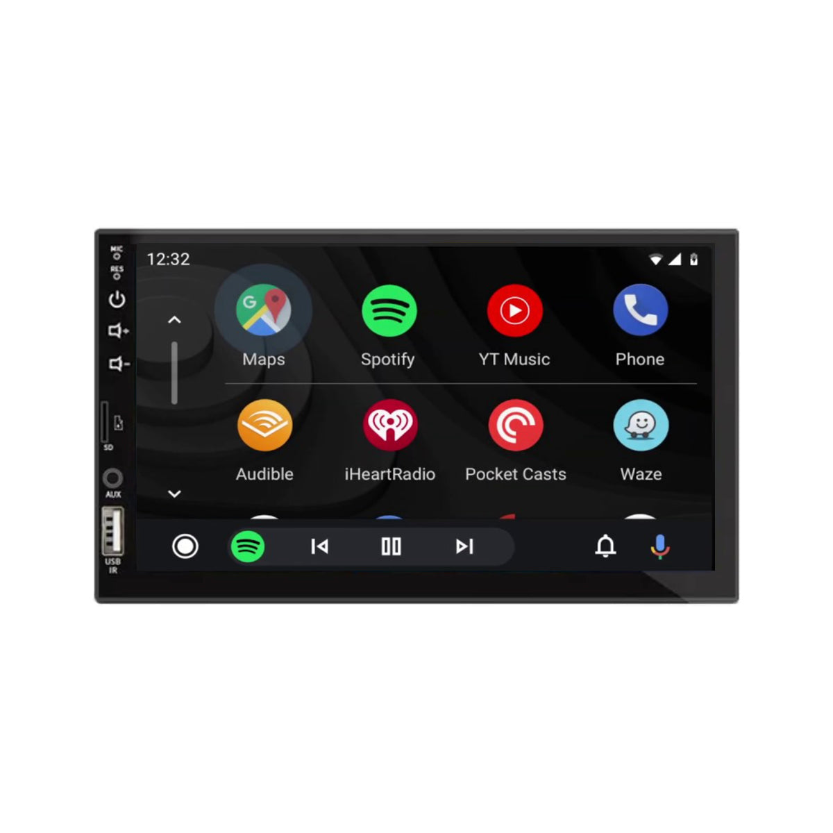RN120 Universal 2 DIN Car Stereo and Navigation with Apple CarPlay & Android Auto