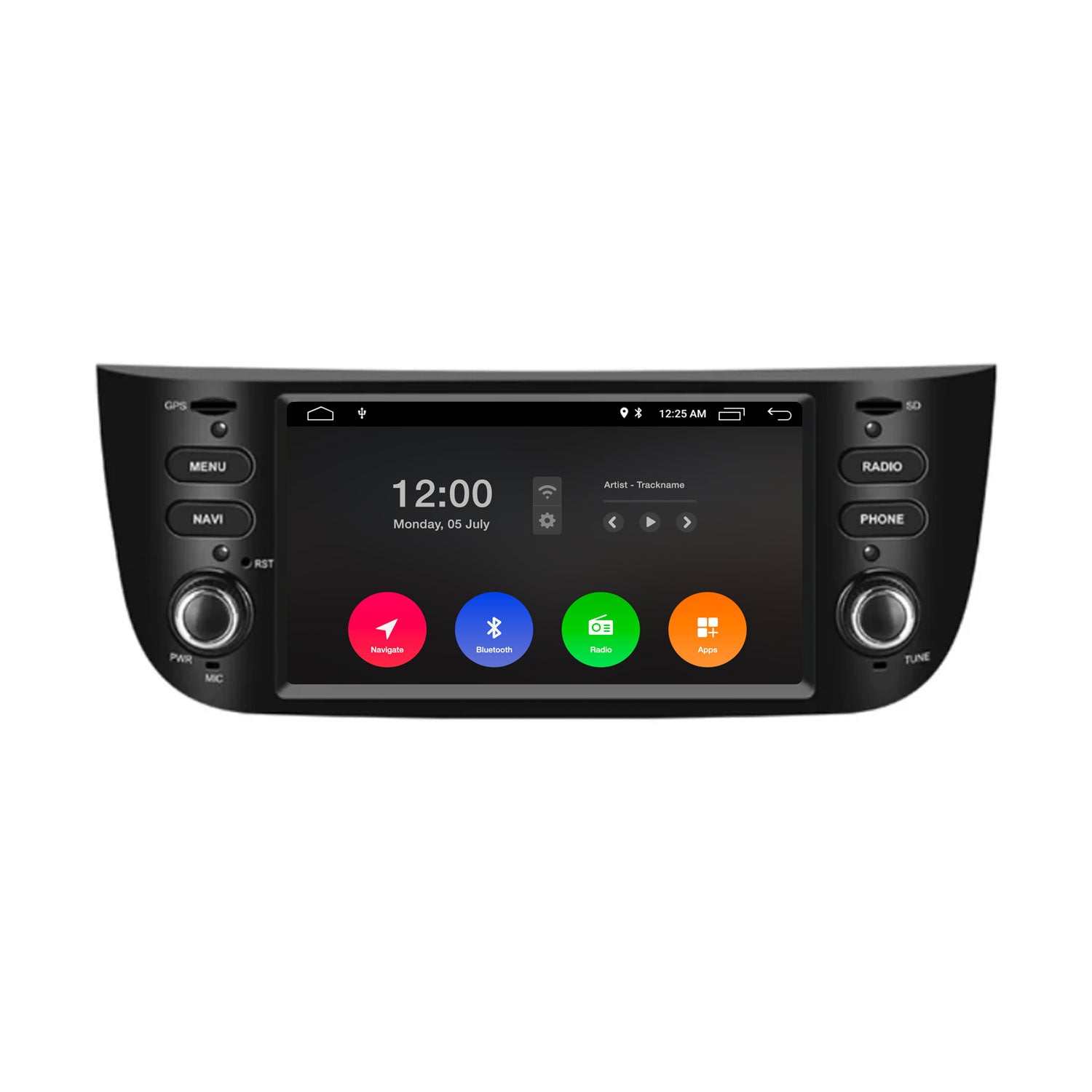 Navigation for Fiat Punto Evo | Carplay | Android | DAB | Bluetooth | And more