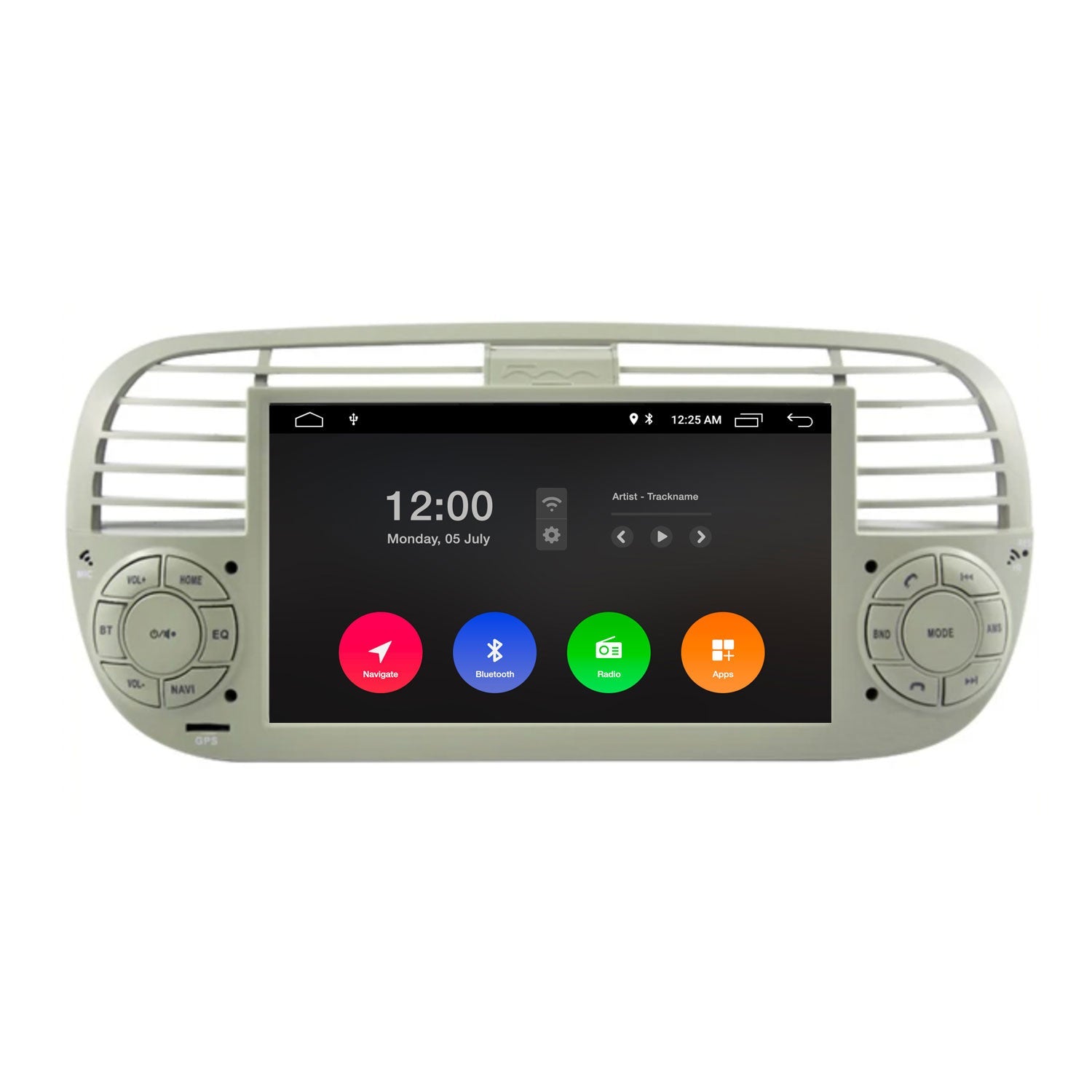 Fiat 500 Car Stereo and Navigation with Apple CarPlay & Android Auto | Core
