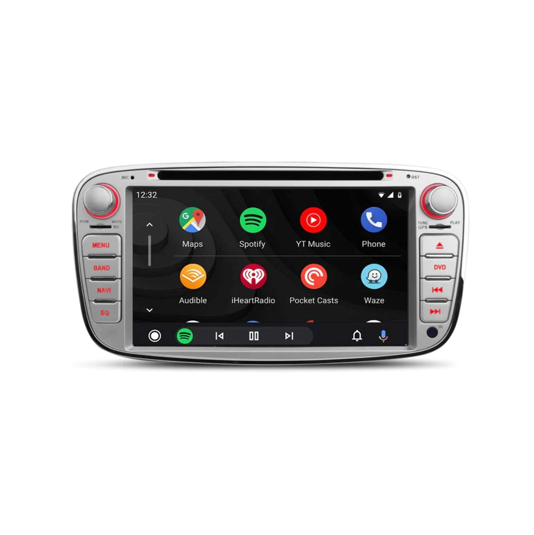 Ford Silver Oval 7 Inch Car Stereo and Navigation with Apple CarPlay & Android Auto | Pro