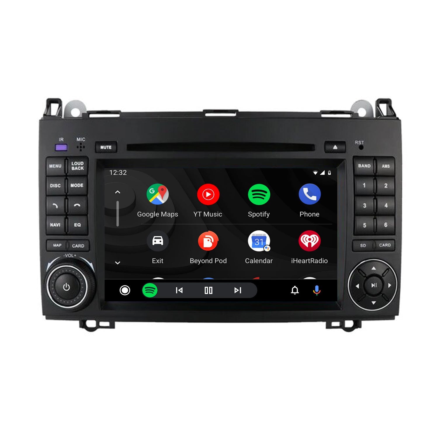 Mercedes 7 Inch Car Stereo and Navigation with Apple CarPlay & Android Auto | Pro