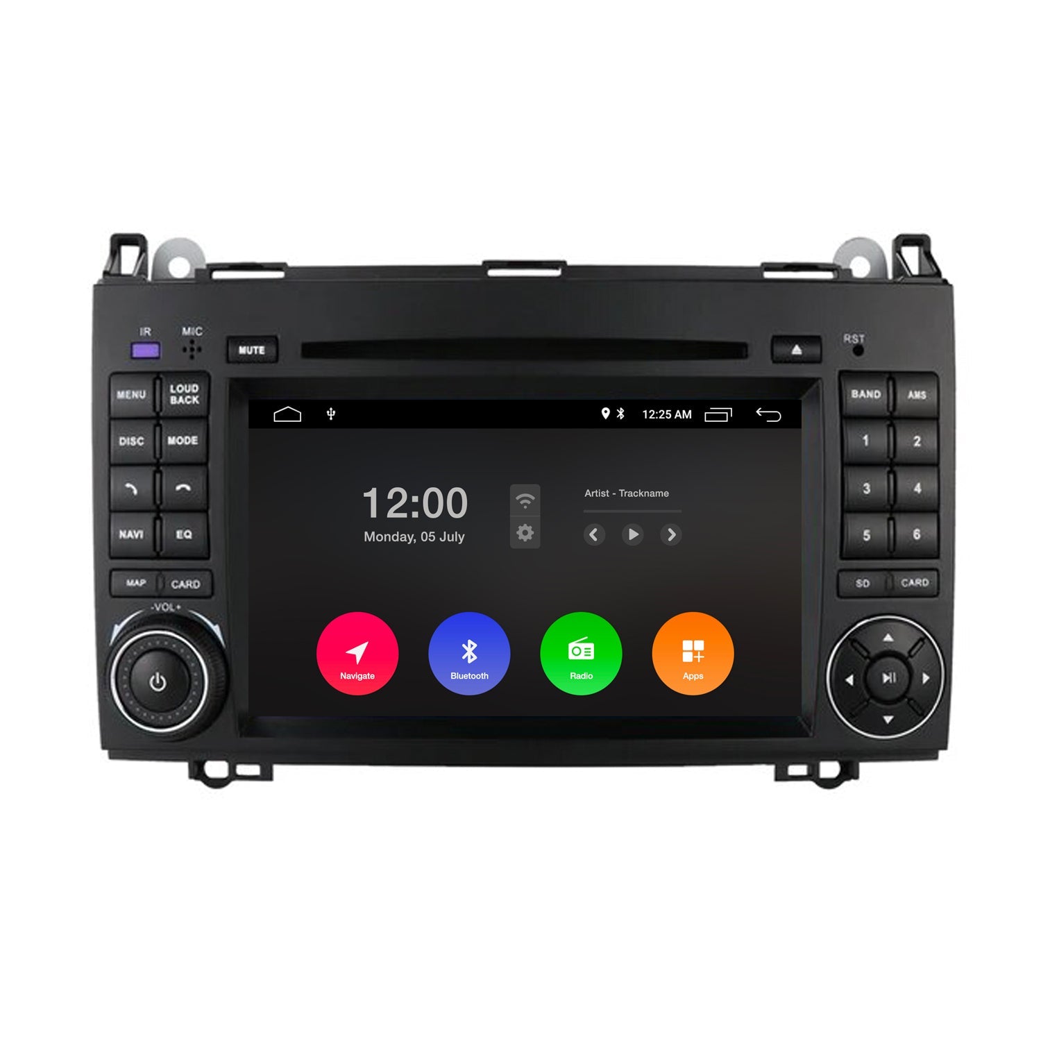 Mercedes 7 Inch Car Stereo and Navigation with Apple CarPlay & Android Auto | Pro