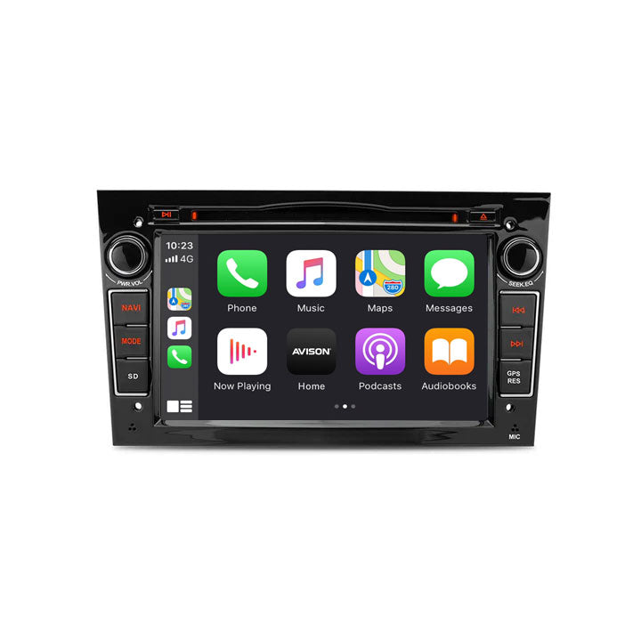 Opel Black 7 Inch Car Stereo and Navigation with Apple CarPlay & Android Auto | Pro