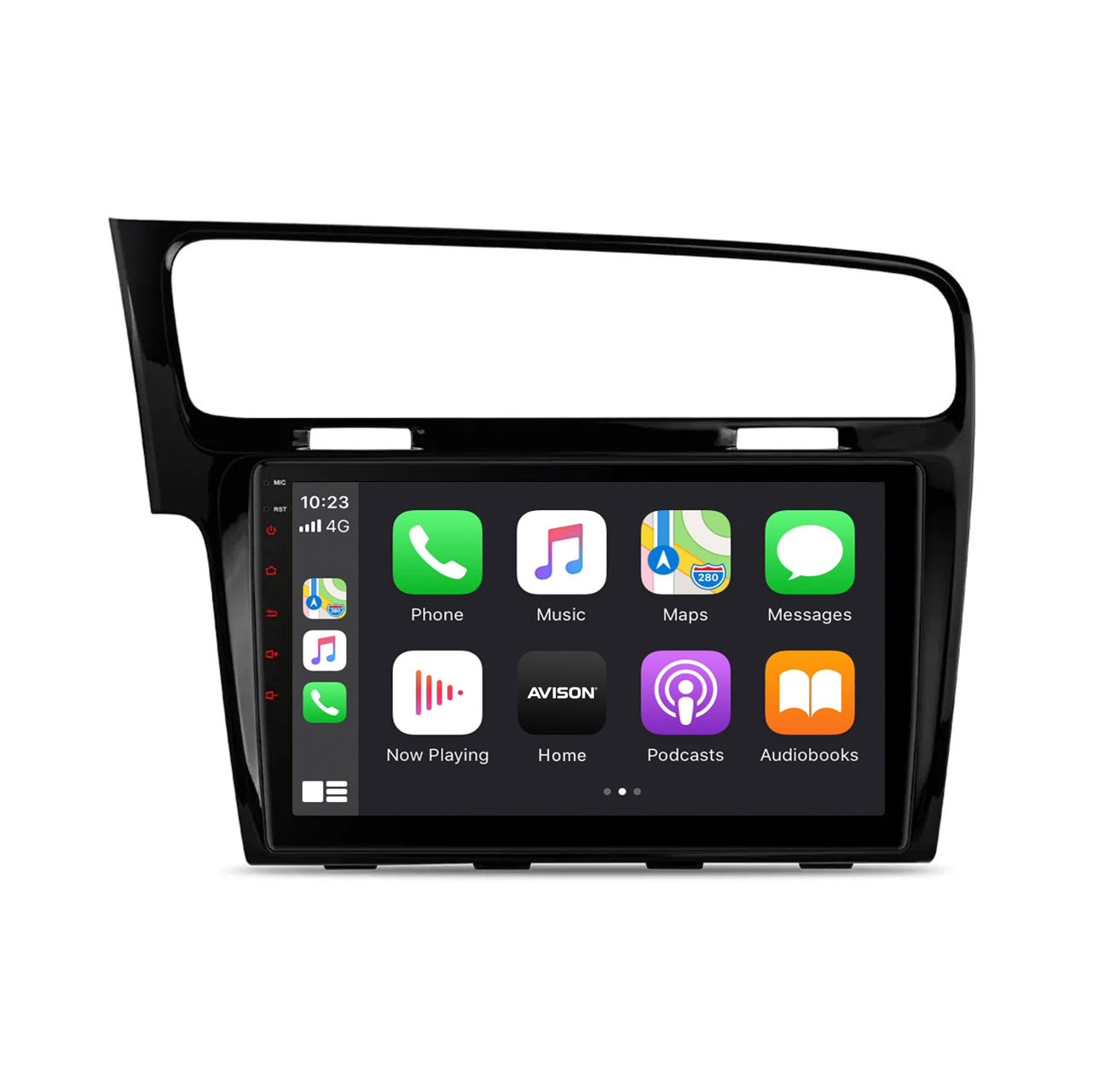 VW Golf 7 Car Stereo and Navigation with Apple CarPlay & Android Auto | Black | Pro