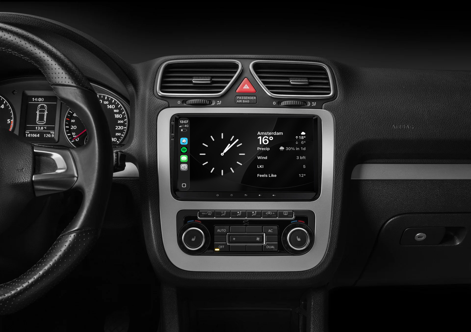 VW Seat & Skoda Car Stereo with Wireless Apple CarPlay & Android Auto | Pro