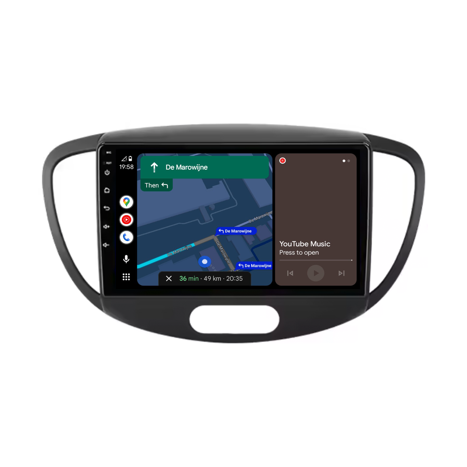 Hyundai I10 2007-2013 Car Stereo and Navigation with Apple CarPlay & Android Auto | Core