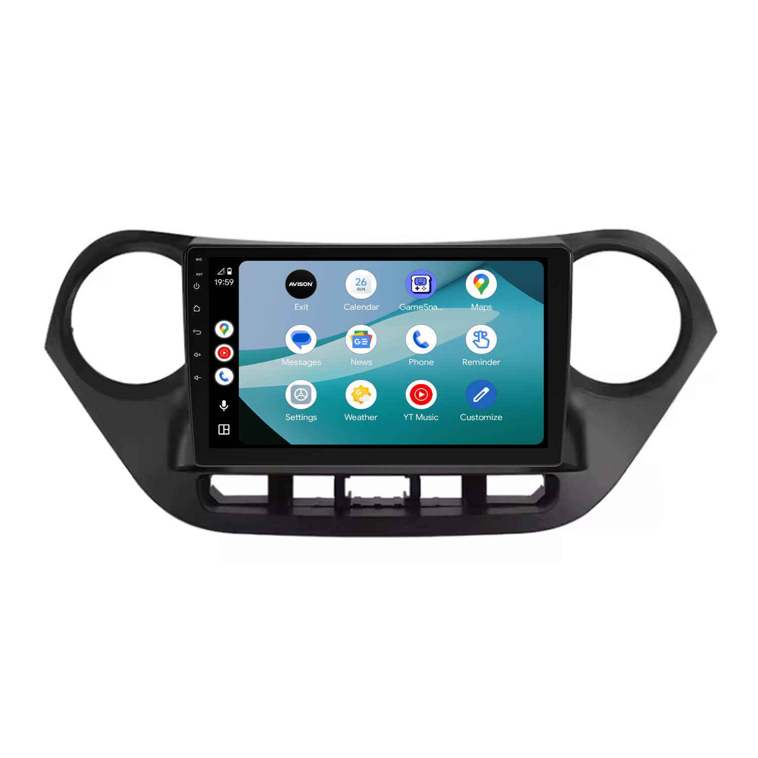 Hyundai I10 2014-2017 Car Stereo and Navigation with Apple CarPlay & Android Auto | Core