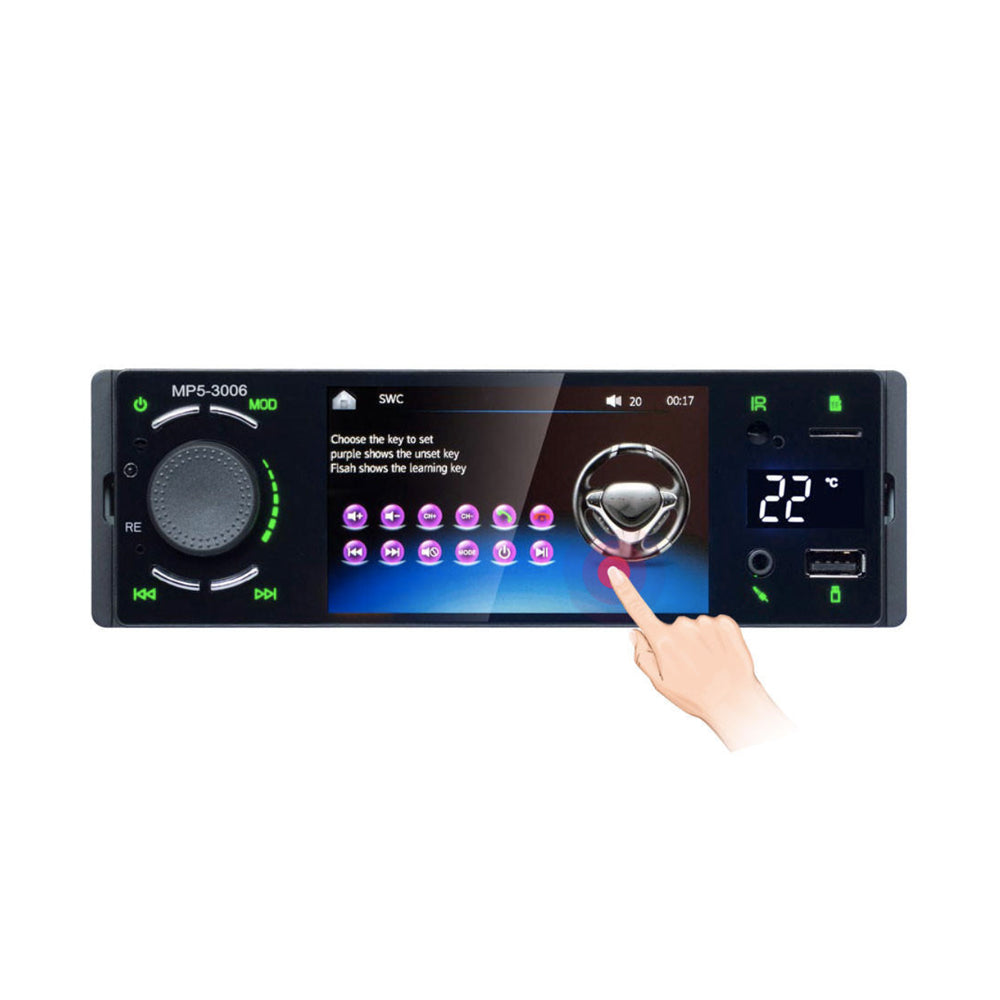 Universal 1 DIN Car Stereo 4 Inch Screen | Bluetooth | FM | AUX | Camera Input