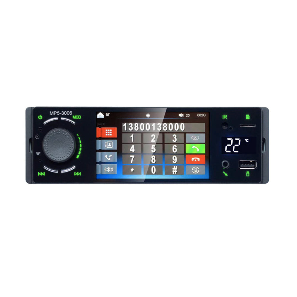 Universal 1 DIN Car Stereo 4 Inch Screen | Bluetooth | FM | AUX | Camera Input