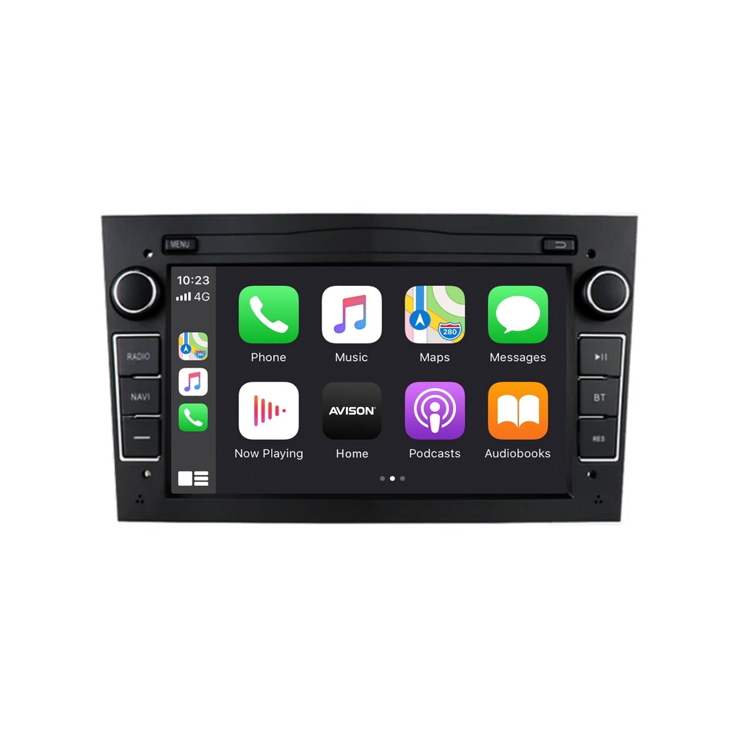 Opel Black 7 Inch Car Stereo and Navigation with Apple CarPlay & Android Auto | Core