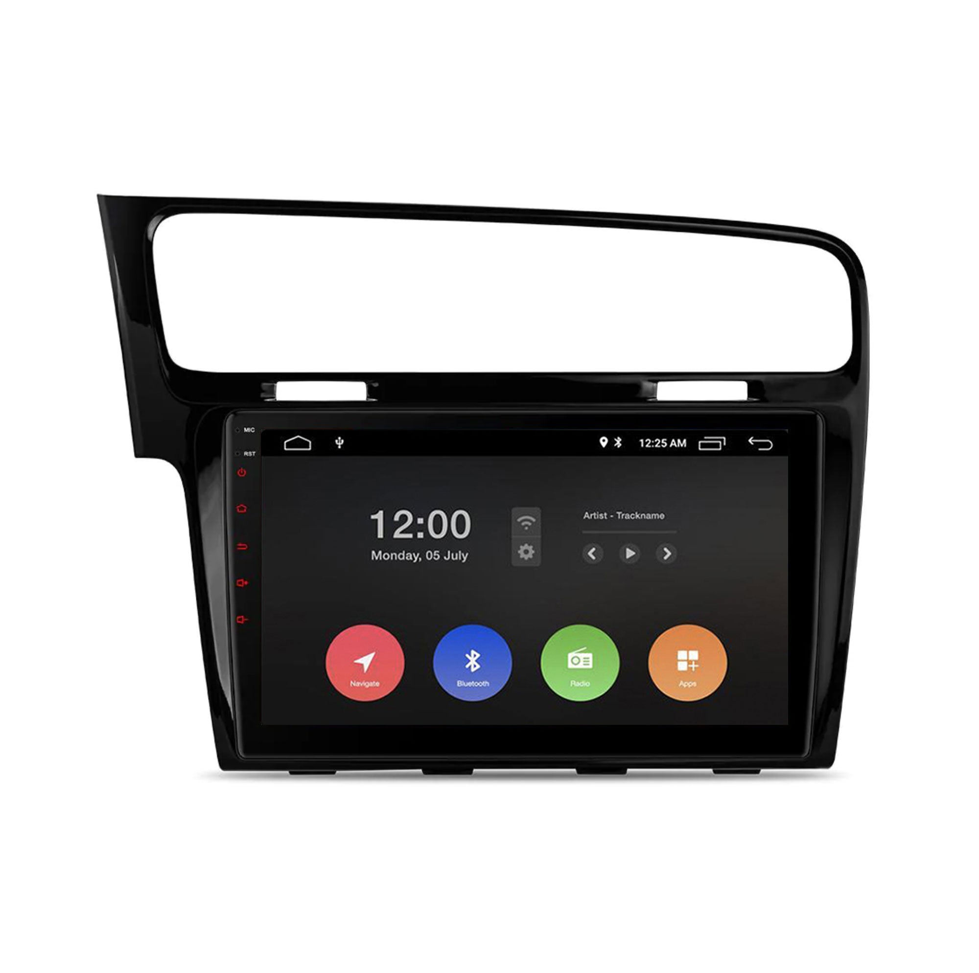 VW Golf 7 Car Stereo and Navigation with Apple CarPlay & Android Auto | Black | Pro