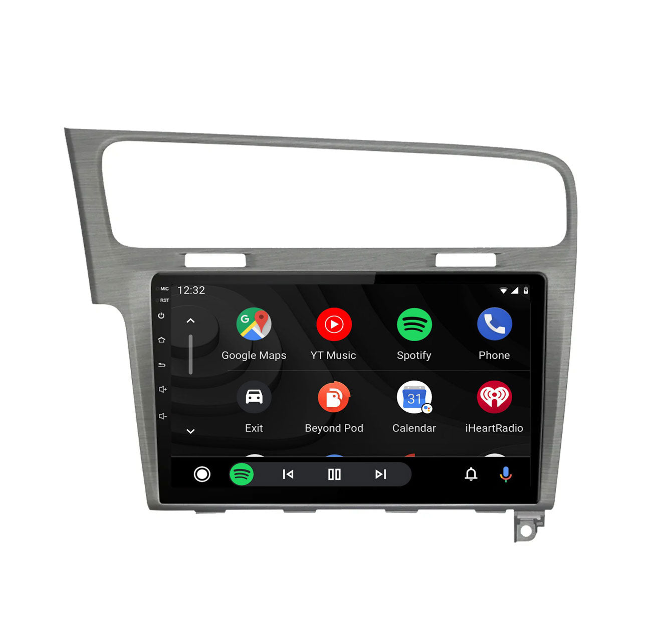 Golf 7 CarPlay Android Auto Car Stereo Brushed Grey