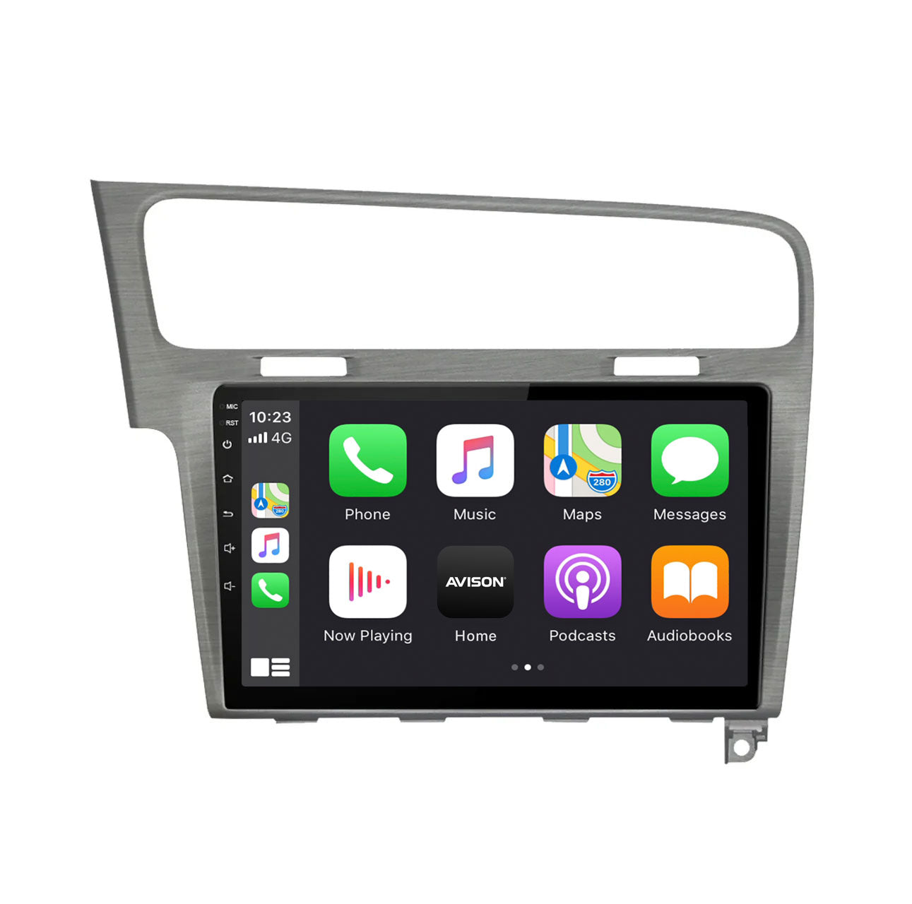 Golf 7 CarPlay Android Auto Car Stereo Brushed Grey