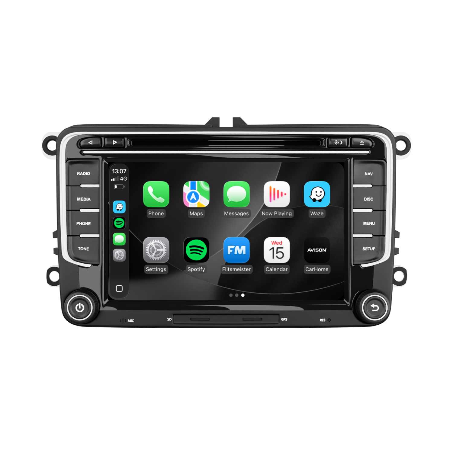 VW Seat & Skoda 7 Inch Car Stereo with Wireless Apple CarPlay & Android Auto | Pro