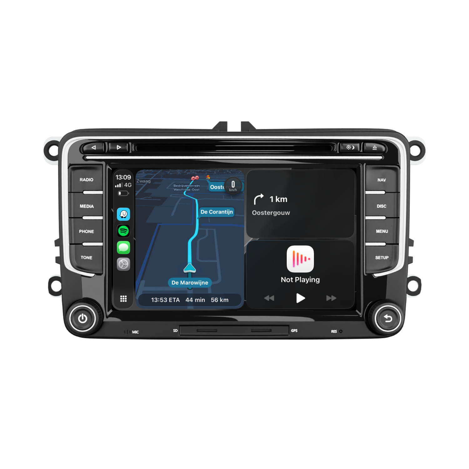 VW Seat & Skoda 7 Inch Car Stereo and Navigation with Apple CarPlay & Android Auto | Ultimate