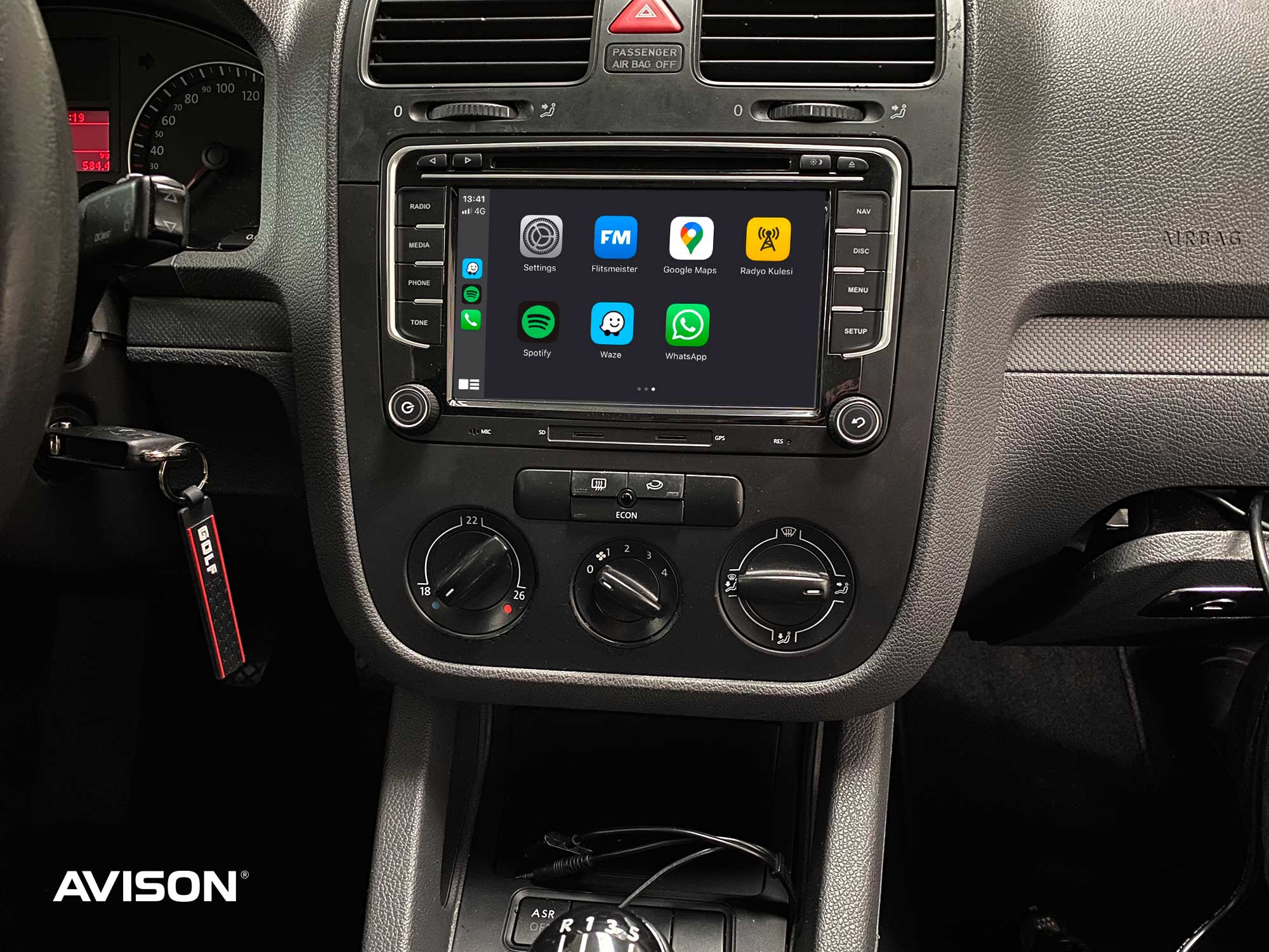 Navigation for VW Seat & Skoda 7" | Carplay | Android | WIFI | DAB+ | 128GB