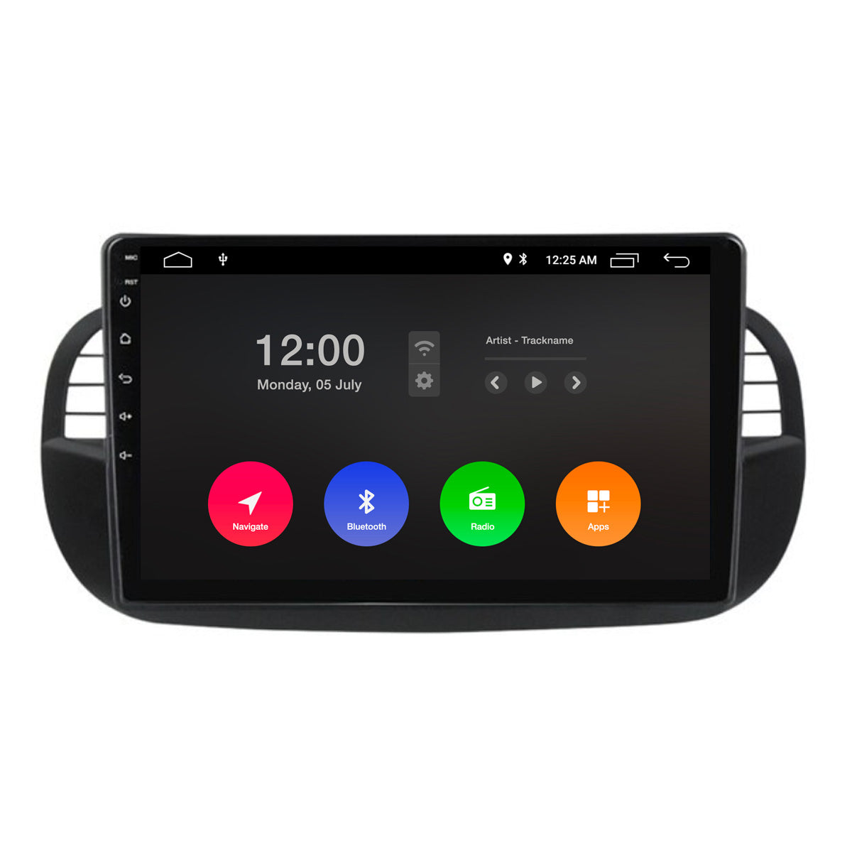 Navigation for Fiat 500 | Full Touch | Carplay | Android | DAB | Bluetooth | And more